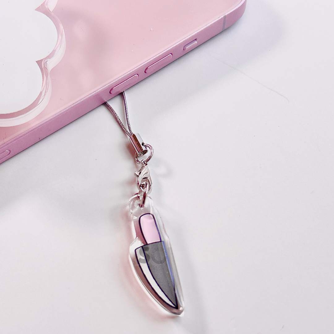 Knife phone charm