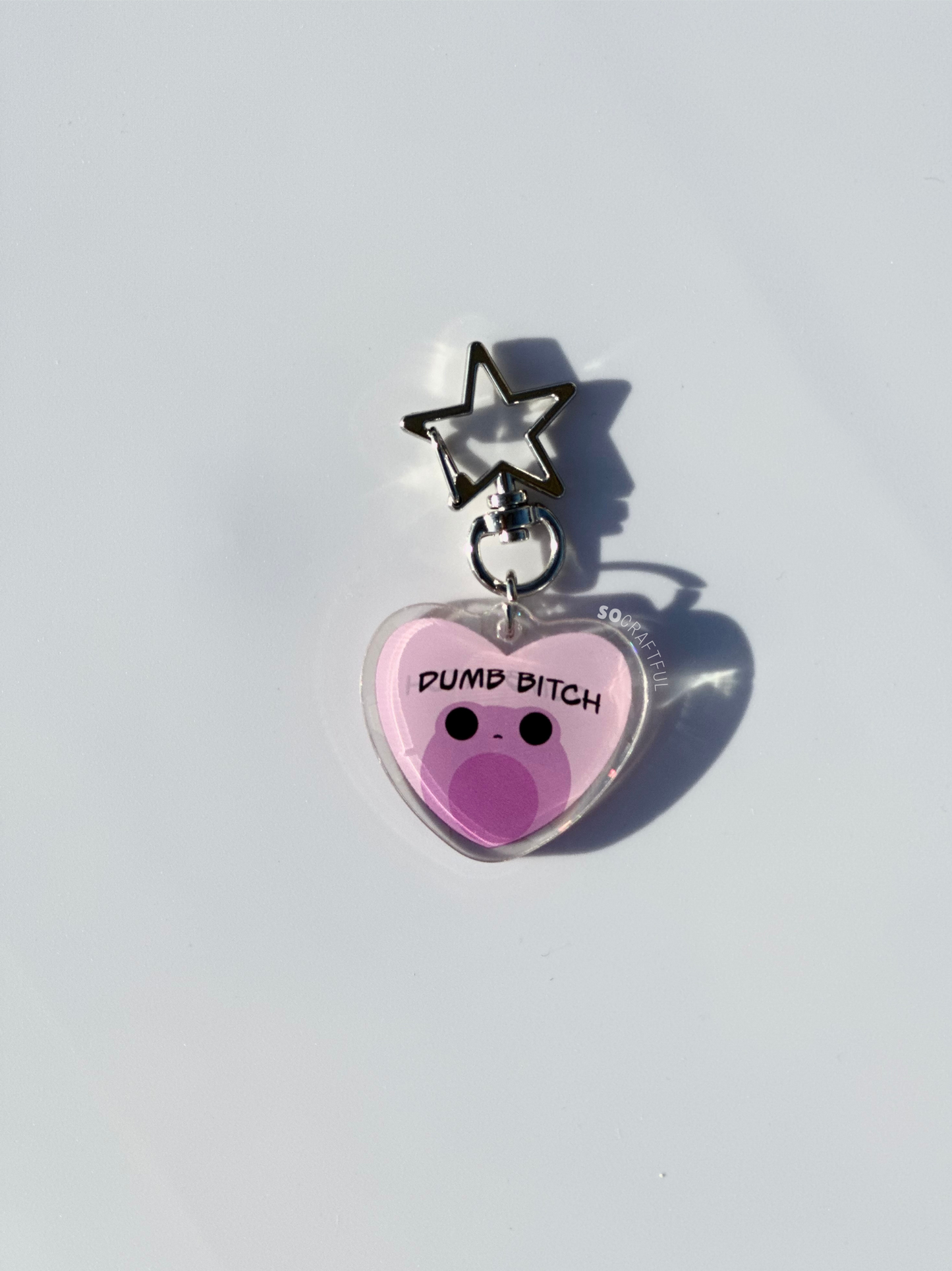 Dumb Bitch Keychain