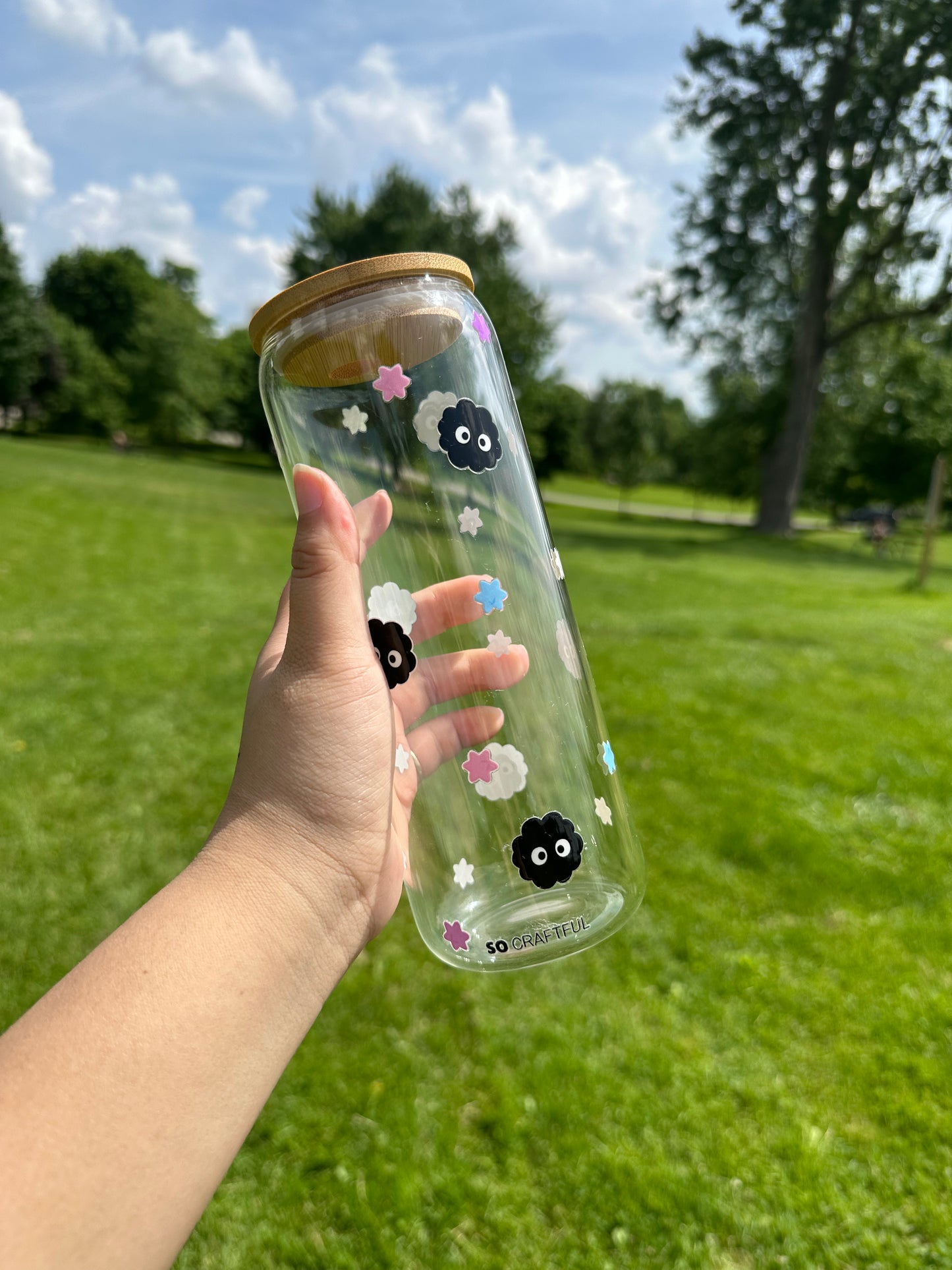 SOOT GLASS CUPS