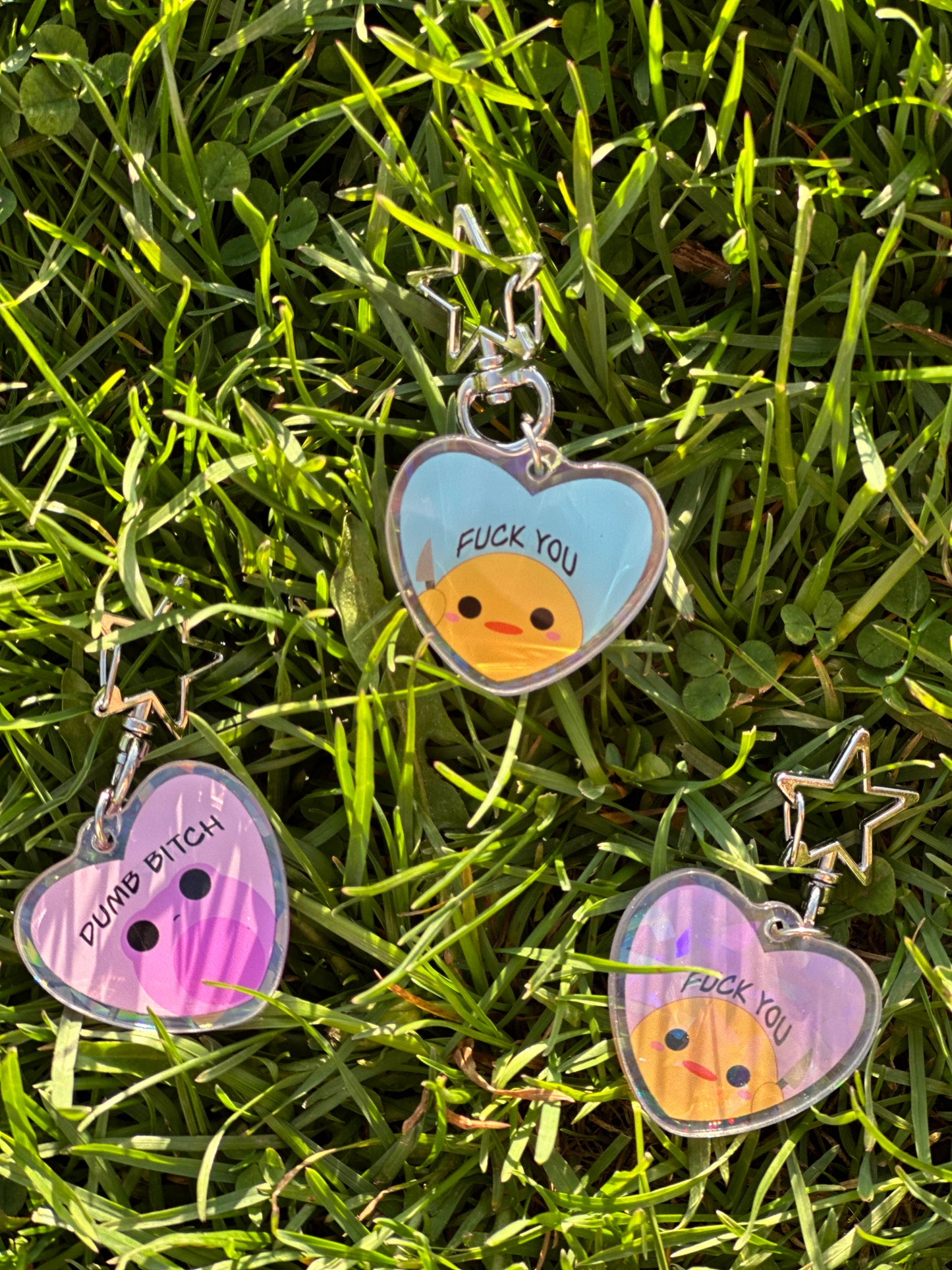 Dumb Bitch Keychain
