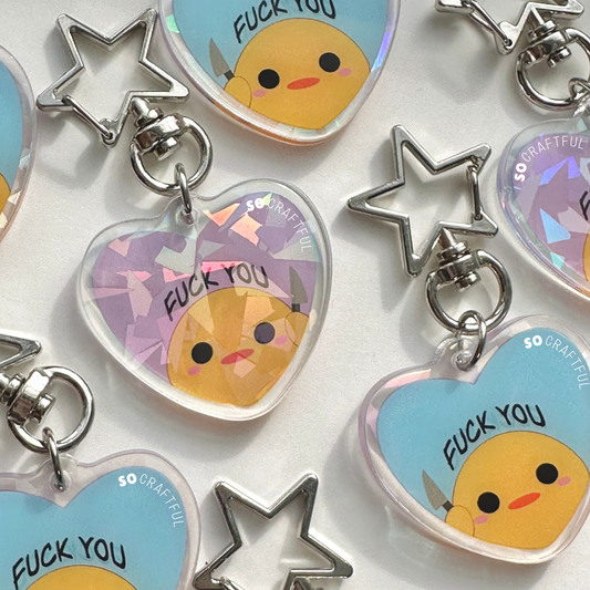 Fuck You Keychain