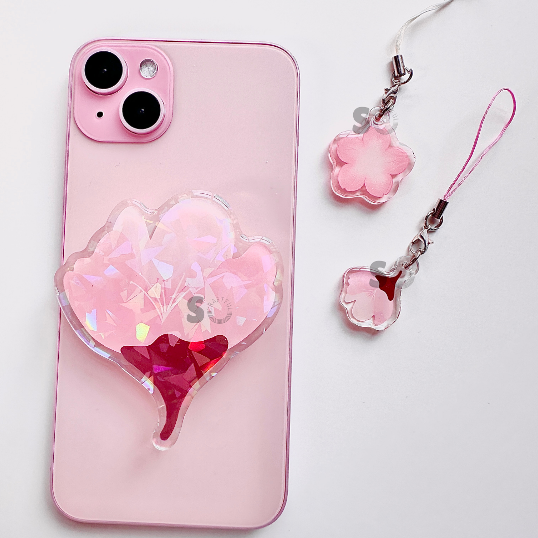 SAKURA FLOWER PHONE GRIP