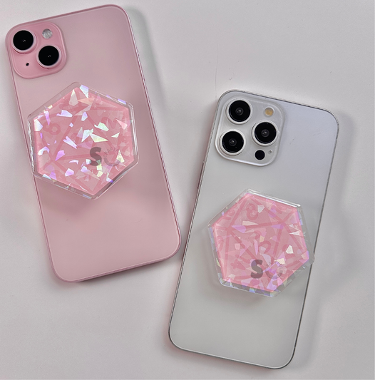 PINK DND DICE PHONE GRIP