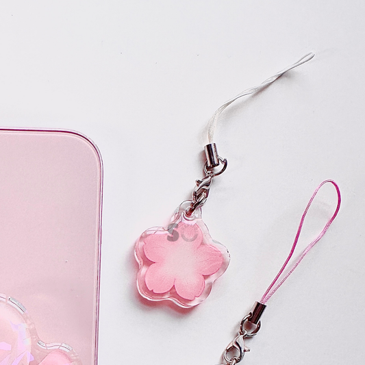 5 leaf sakura flower charm