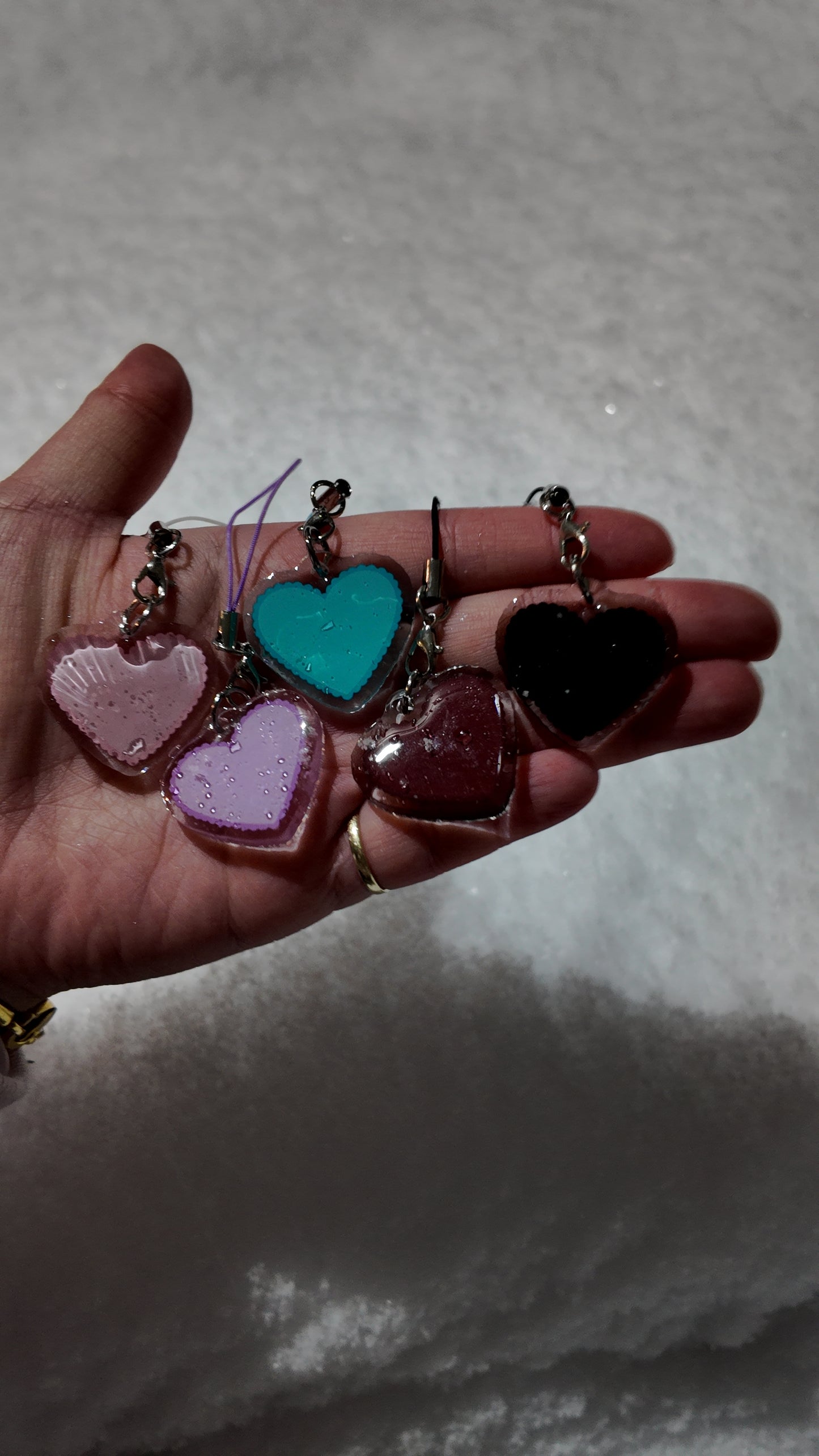 P22/P23/P24/P25/P26 - Heart Charms