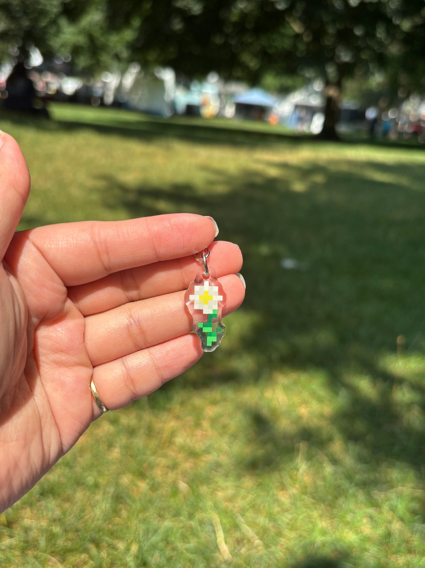 Block Flowers Phone Charm Blind Pack