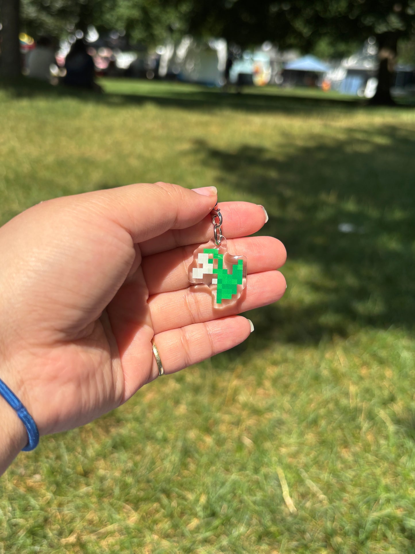 Block Flowers Phone Charm Blind Pack